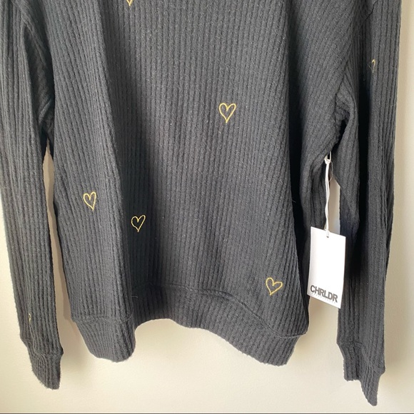 CHRLDR Lurex Hearts Sweatshirt - Picture 4 of 15